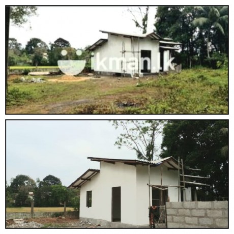 Partly Completed house with land for sale at Athurugiriya.
