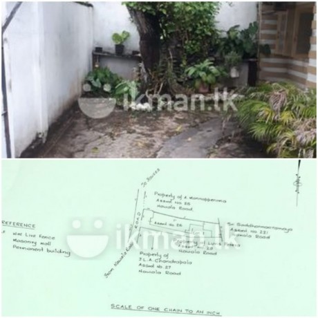 Land for Sale with Old House Nawala